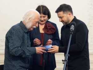 Зеленський і перша леді відвідали експозицію Марчука