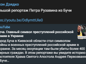 Головний редактор російського &laquo;Дождя&raquo; отримав термін за пости про Бучу та Ірпінь (відео) фото 1